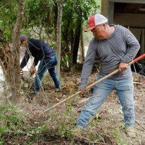 In flood-ravaged Hill Country towns, friends, families and strangers rush in to help with cleanup
