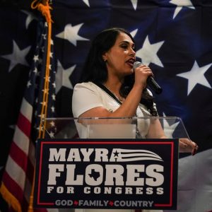 Former GOP Rep. Mayra Flores switches districts to challenge Rep. Vicente Gonzalez for third time