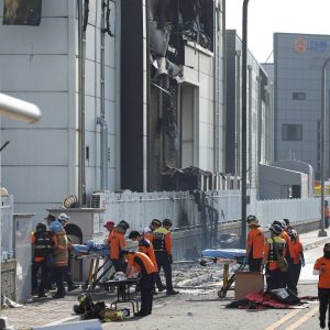 South Korea arrests battery maker CEO over fire that killed 23