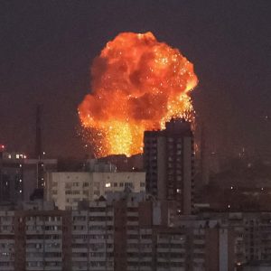 Russia launches barrage of drones and missiles at Kyiv