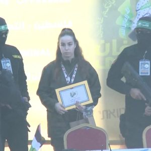 Israeli female soldier released in Gaza as part of ceasefire deal