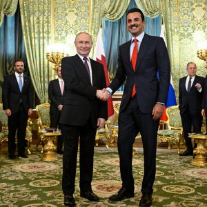 Russia’s Putin, Qatar’s emir discuss Syria and Gaza at Moscow talks