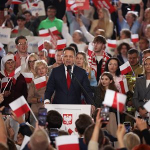 Centrist Trzaskowski leads first round in Poland’s tight presidential poll