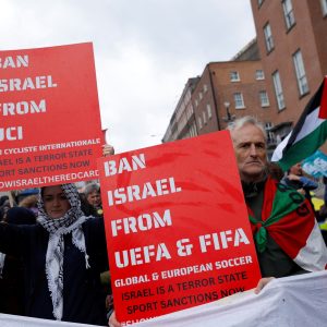 Irish football body overwhelmingly backs call for Israel’s ban from UEFA