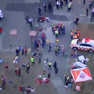 ‘Hero’ bystander tackles attacker at Australia Jewish festival shooting