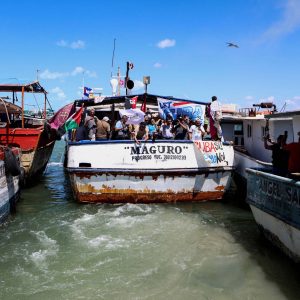 Aid flotilla for Cuba sets sail from Mexico
