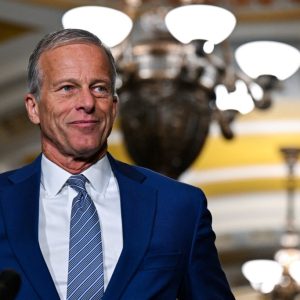 Senate Leader John Thune and other national Republicans rallying for Paxton at fundraiser this month
