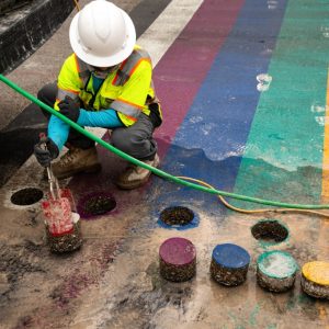 LGBTQ+ San Antonio residents criticize city’s plan to replace rainbow crosswalks with rainbow sidewalks