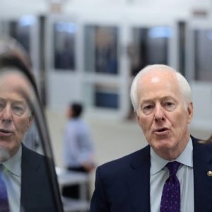 Eight Senate Republicans broke ranks this week. John Cornyn, spurned by Trump in his primary, didn’t.