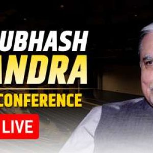 Media-Meet Press Conference with Dr. Subhash Chandra