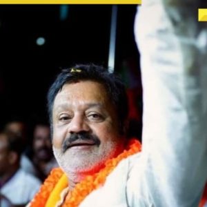 Celebrations begin at actor Suresh Gopi’s home as BJP candidate takes handsome lead in Thrissur