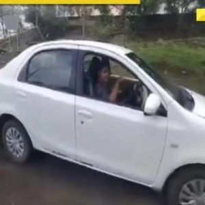 Woman dies while reversing car falls into 300-ft gorge in Maharashtra, video surfaces