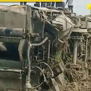Chandigarh-Dibrugarh express derails in UP’s Gonda