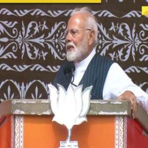 ‘Nafrat ki dukaan pe…’: PM Modi attacks Rahul Gandhi at election rally in J-K’s Doda