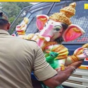 Picture of Lord Ganesha’s idol in police van sparks row in Bengaluru: Here’s what we know so far