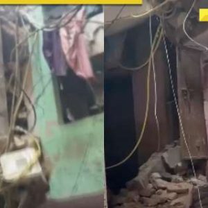 Delhi: Portion of house collapses in Karol Bagh area, several feared trapped; watch video