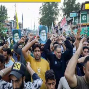 Protests erupt in J-K after Hezbollah Chief killing, Mehbooba Mufti calls him ‘martyr’