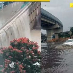 Bengaluru rains: ‘Manyata Tech waterfalls,’ internet mocks city’s infra amid heavy rainfall