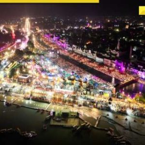 Watch: Ayodhya decked up for grand Deepotsav celebrations, over 25 lakh earthen lamps adourned alongside banks of Saryu 