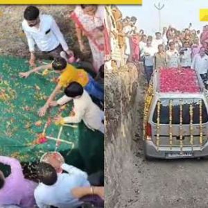 Watch: Gujarat family holds Rs 4 lakh samadhi ceremony for their ‘lucky’ car after 12 years of service