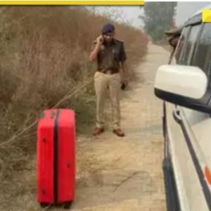 Woman’s body stuffed in red suitcase found on Delhi-Lucknow highway, police initiates probe