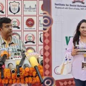 Bharat Vibhushan Puraskar Awarded to Surabhi and Sachin Dhanwala for Excellence in Nadi Parikshan and Health Numerology