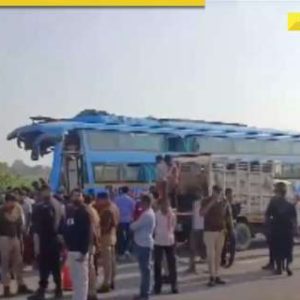 Uttar Pradesh: 8 killed, 14 injured after double-decker bus crashes into water tank in Lucknow-Agra Expressway