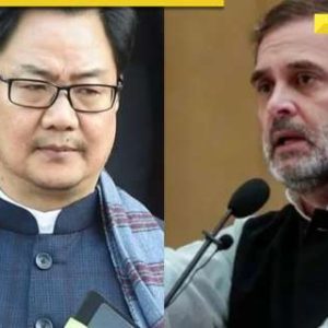 ‘Have you learnt Karate to beat up MPs?’: Kiren Rijiju to Rahul Gandhi after BJP MP blames LoP for injury