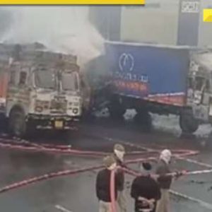 Rajasthan: Major accident and fire on Jaipur-Ajmer road leaves at least 4 dead, 40 vehicles burnt