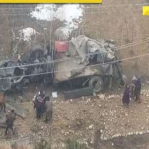 J-K: Two soldiers killed, three injured after army vehicle plunges into deep gorge in Bandipora