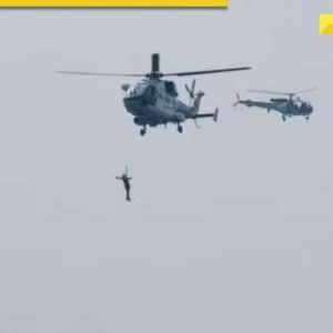 Coast guard helicopter crashes in Gujarat’s Porbandar during training, 3 dead