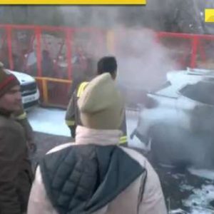 Mahakumbh Mela 2025: Fire breaks out in two parked vehicles near mela venue in Prayagraj