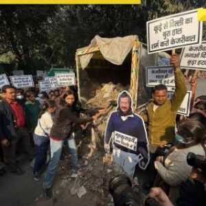 AAP rebel Swati Maliwal detained after dumping garbage outside Kejriwal’s residence in Delhi