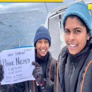 Meet Dilna K and Roopa A, Indian Navy women officers who crossed Earth’s most isolated spot, located in…