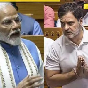 ‘Those who do photo-ops…’: PM Modi hits back at LoP Rahul Gandhi over ‘boring’ President speech comment