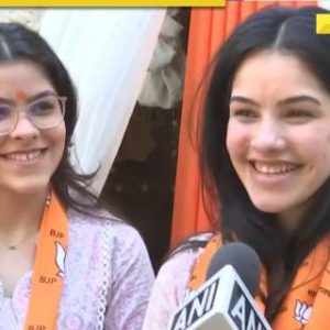 Meet Trisha and Sanidhi, daughters of BJP’s Parvesh Verma, who defeated Arvind Kejriwal