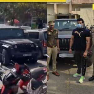 Noida news: Thar driver held after his video of rash driving on busy road goes viral