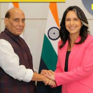 Tulsi Gabbard, Rajnath Singh hold talks on India-US strategic ties