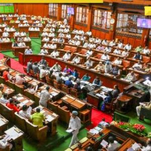 Karnataka Assembly uproar: BJP MLAs mistake finance bill for Muslim quota bill, tear papers