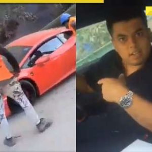 ‘Koi marr gaya hai’? asks Lamborghini driver after hitting two pedestrians on footpath
