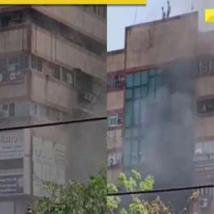 Massive fire breaks out at multi-storey building in Noida Sector 18