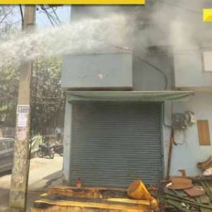Delhi: Fire breaks out at timber market in Kirti Nagar, no casualties reported so far