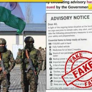 DNA Verified: Amid India-Pakistan tension, FAKE advisory surfaces online