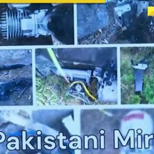 DGMOs briefing: Indian military shows debris of Pakistani Mirage, WATCH here