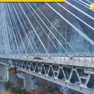 World’s highest Railway bridge, Chenab Bridge, is part of THIS stretch, higher than Eiffel Tower, height is…connects Kashmir directly with…