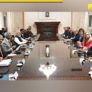 PM Modi holds delegation-level talks with Argentina President Javier Milei in Buenos Aires