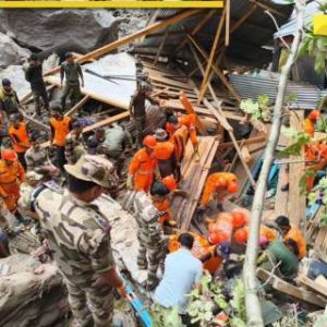 Moments of cloudburst in Jammu and Kashmir’s Kishtwar caught on camera, video shows flash floods sweeping away homes, shops, WATCH