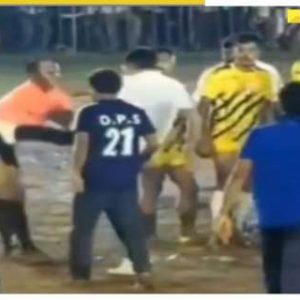 ‘Khela Hobe’ Diwas: TMC leader beats, slaps, and punches teacher on football field; Students protest against ‘Dadagiri’ at the police station