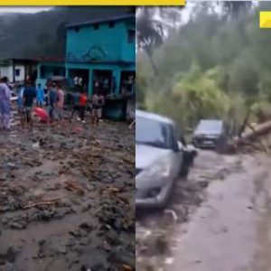 Cloudburst struck Uttarakhand’s Chamoli district, SDM residence, local shops severely damaged, rescue operation underway, WATCH
