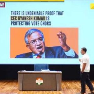 Rahul Gandhi makes BIG allegation on CEC Gyanesh Kumar of protecting ‘vote chors’, ECI calls it ‘baseless’